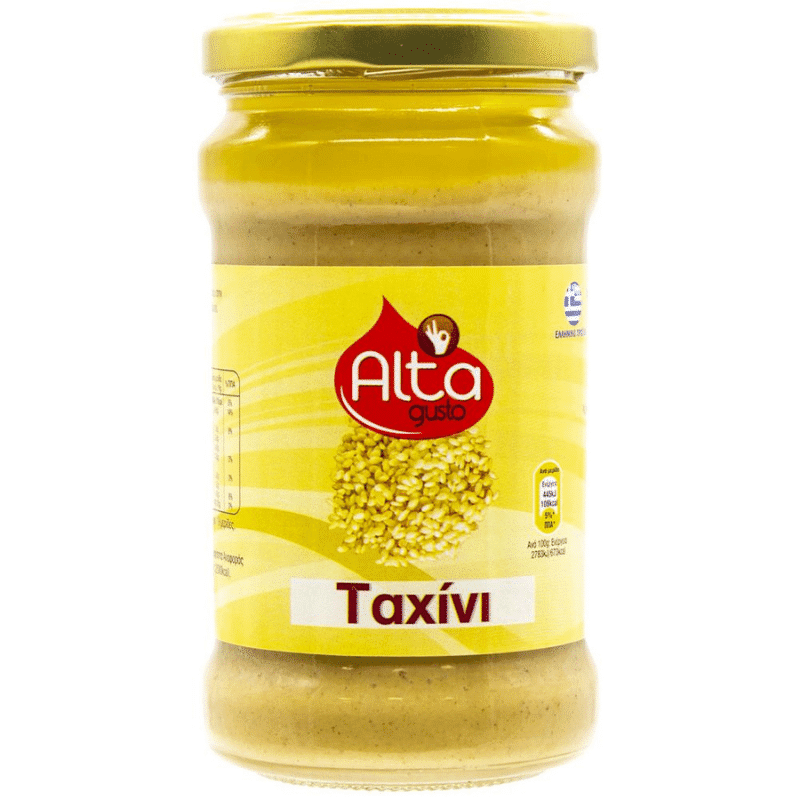 Alta Gusto Tahini in Glas (300g) von Alta Gusto bei Araxxon  - Hochwertiges griechisches Produkt.   Alta Gusto Tahini in Glas (300g) από Alta Gusto στο Araxxon  - Αυθεντικό ελληνικό προϊόν.